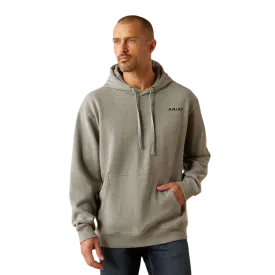 Ariat Men's Bold Hex Grey Heather Hoodie