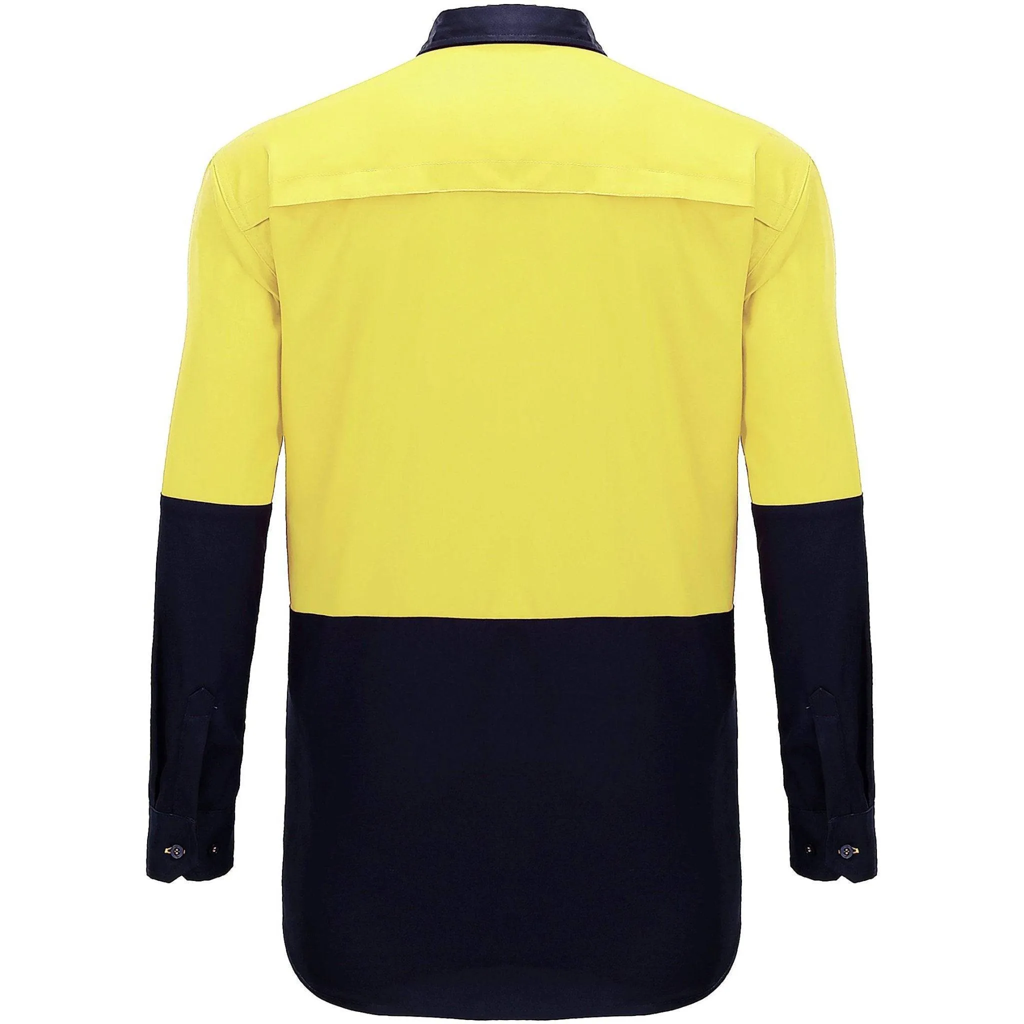 Big Bee Men's Hi Vis Shirts, Long Sleeve Safety Work Top