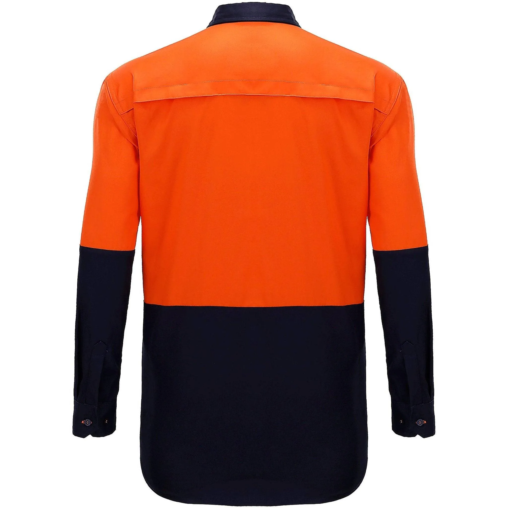 Big Bee Men's Hi Vis Shirts, Long Sleeve Safety Work Top