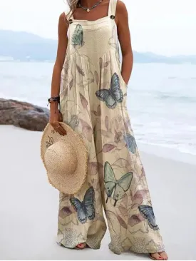 Bohemian Wide Leg Jumpsuit