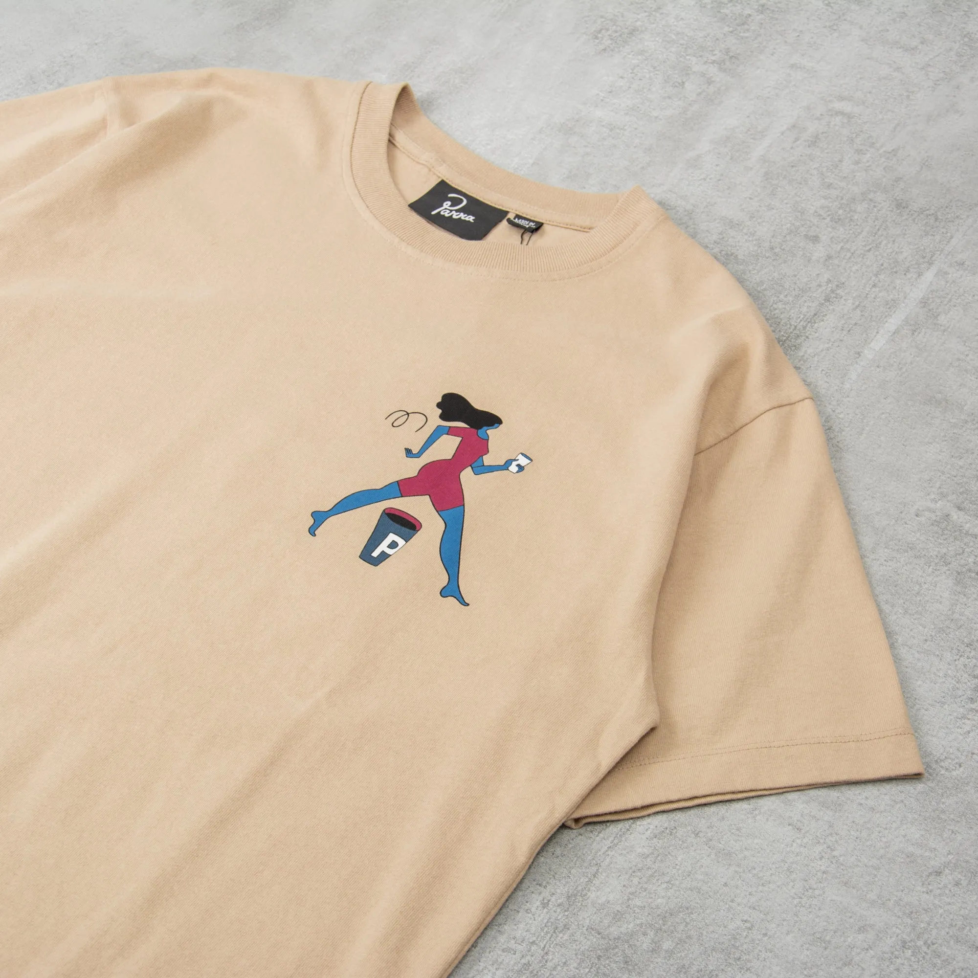 By Parra Questioning Tee - Beige