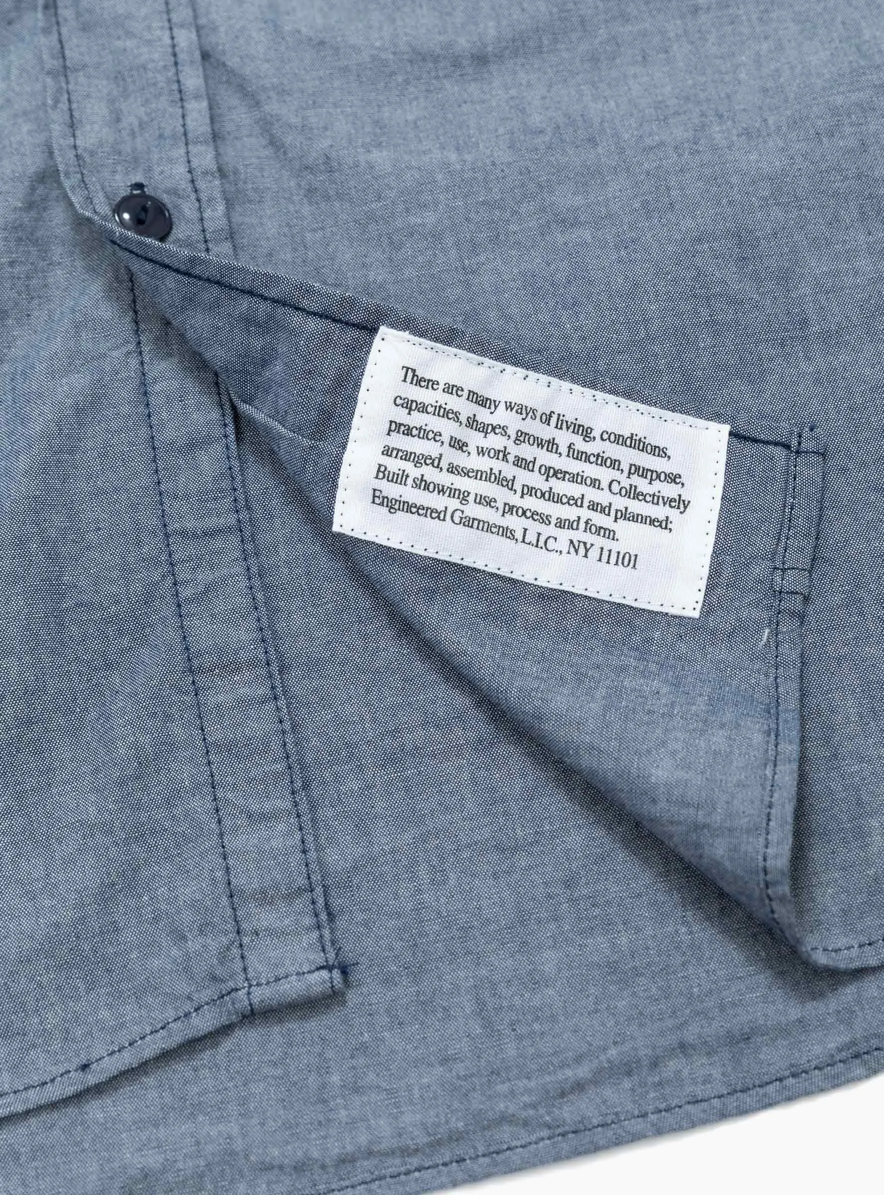 Chambray Work Shirt Indigo