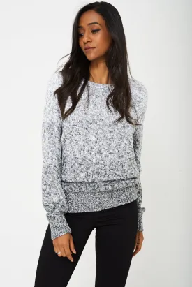 Chunky Jumper In Ombre Ex-Branded