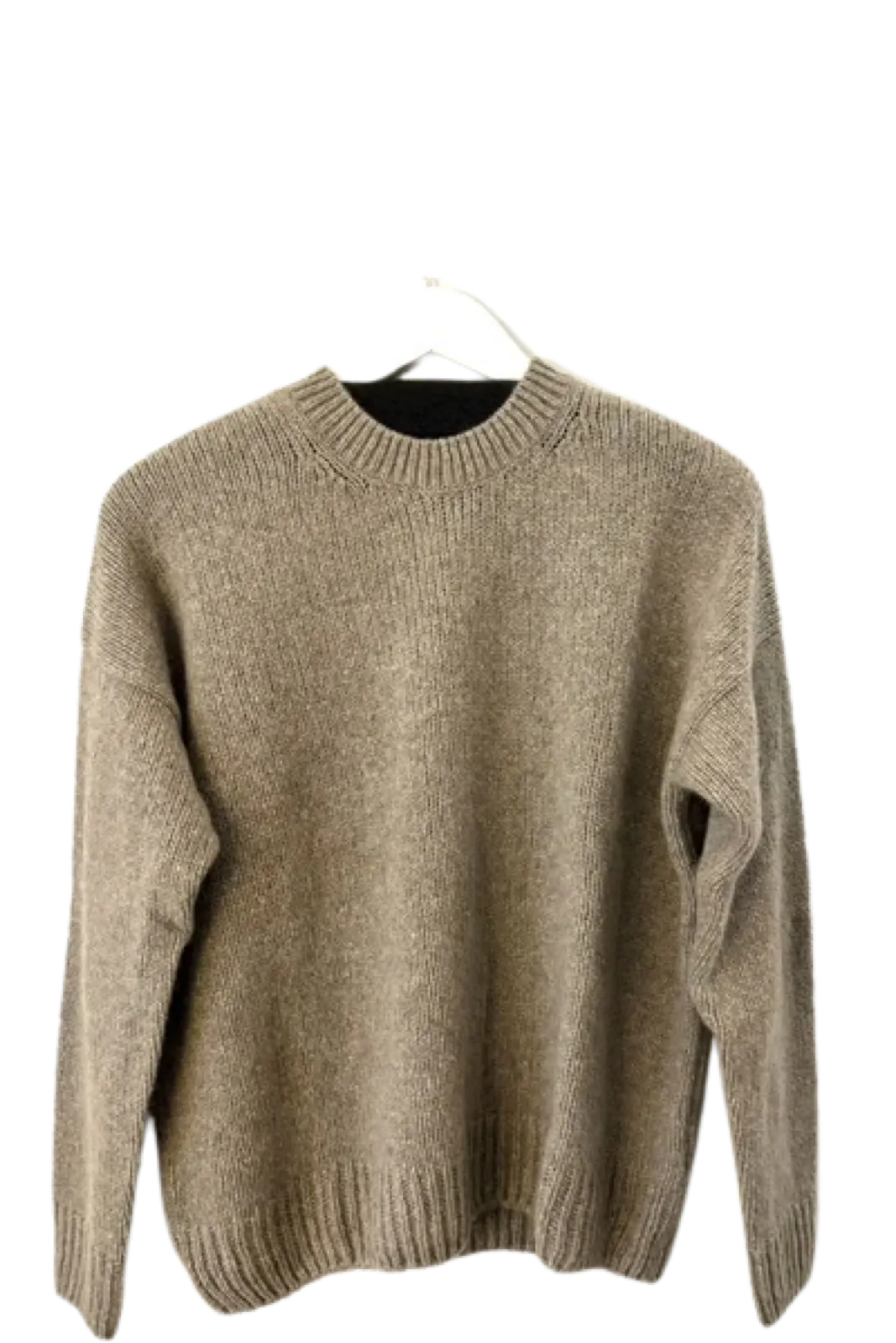 evam eva Cashmere   Sable Crew Neck Sweater