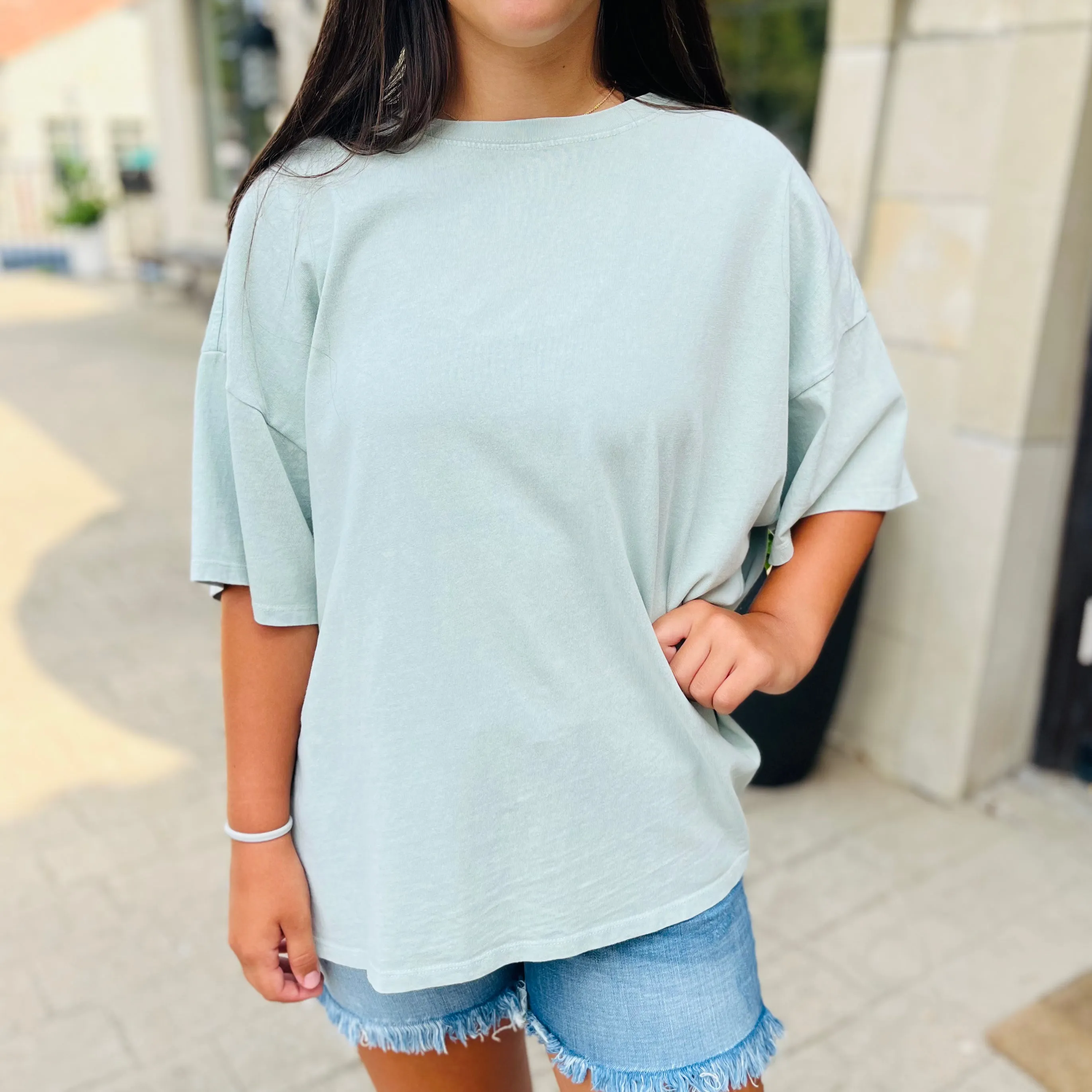 Everyday Simple Oversized Solid T-Shirt