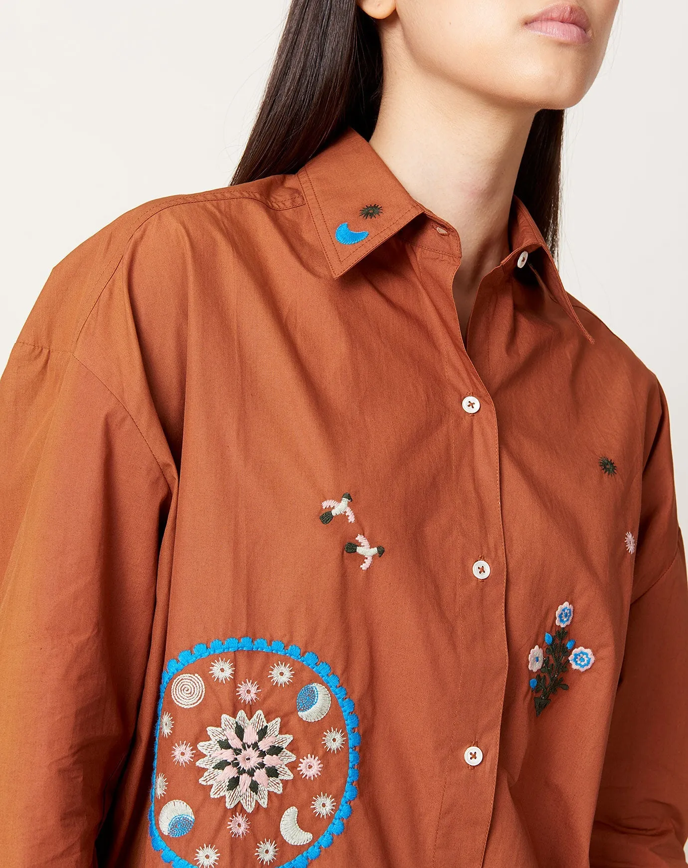 Francine Shirt in Terra Cotta