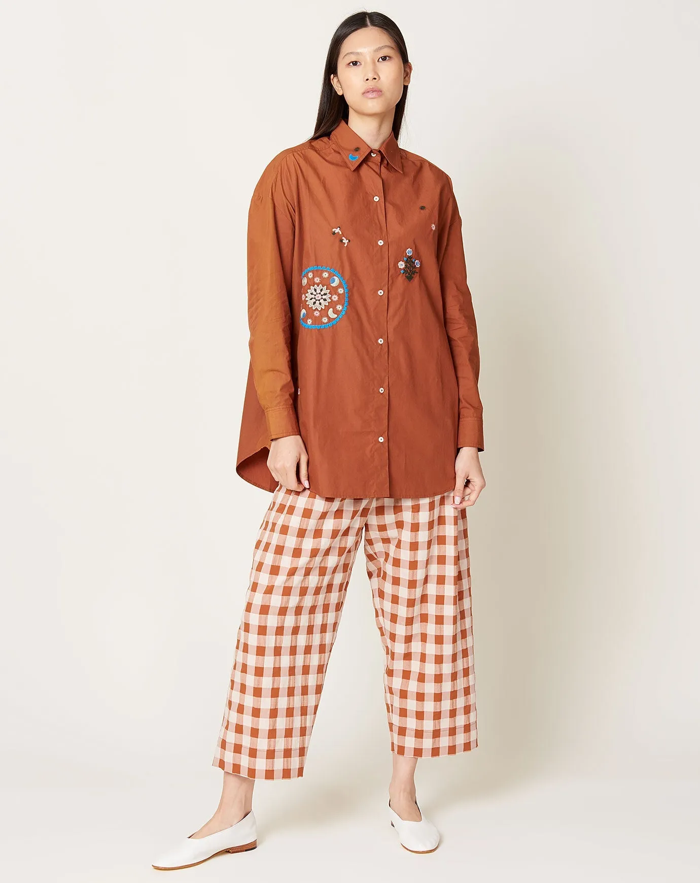 Francine Shirt in Terra Cotta