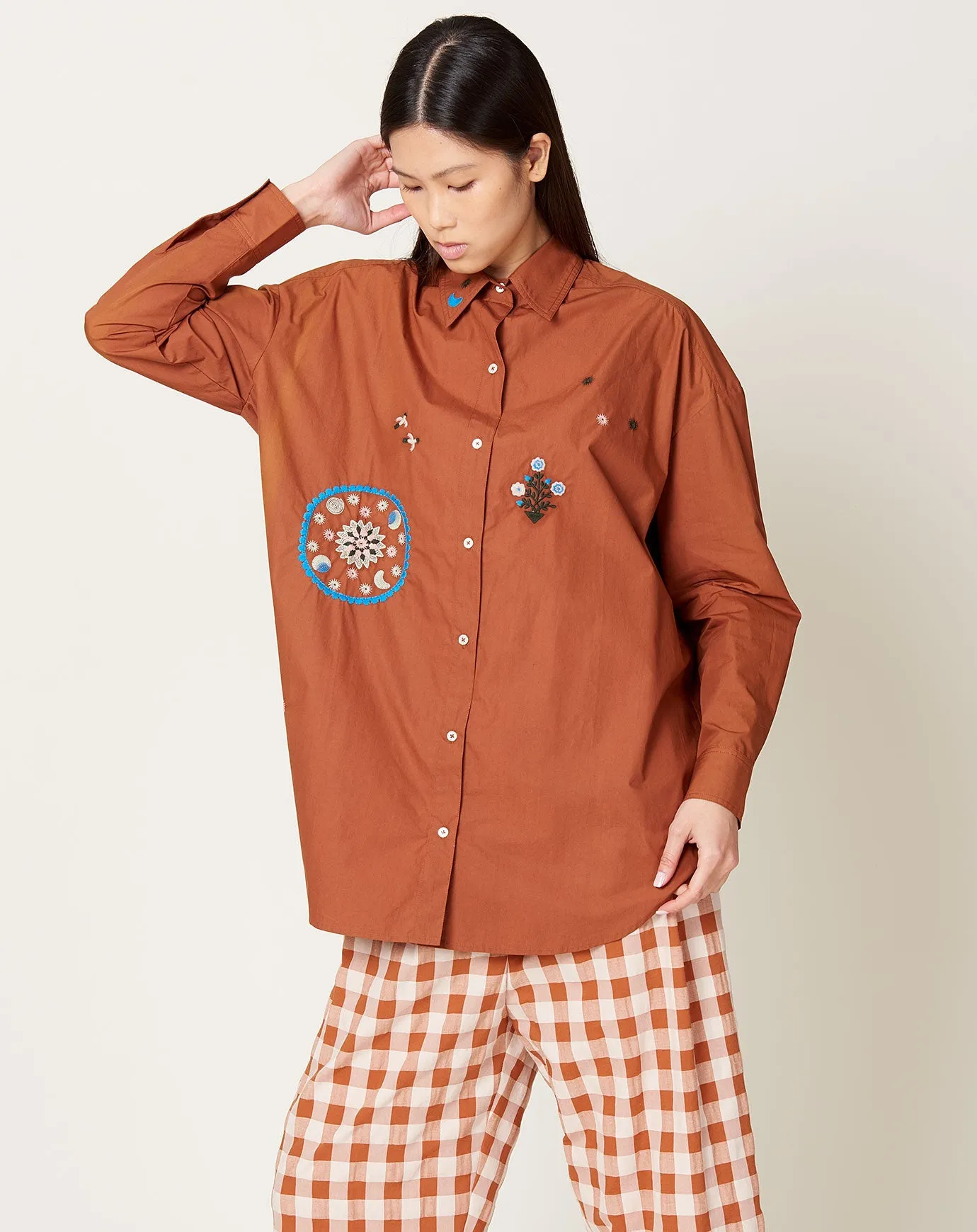 Francine Shirt in Terra Cotta