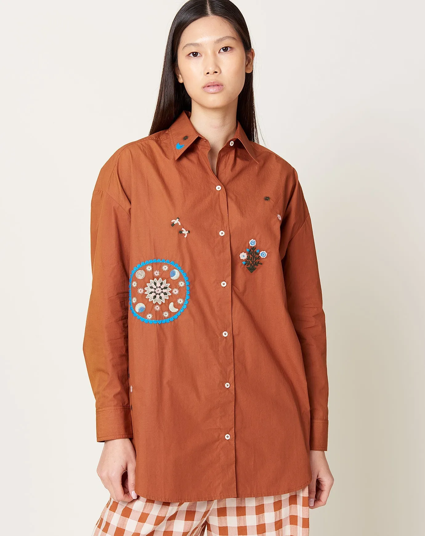 Francine Shirt in Terra Cotta