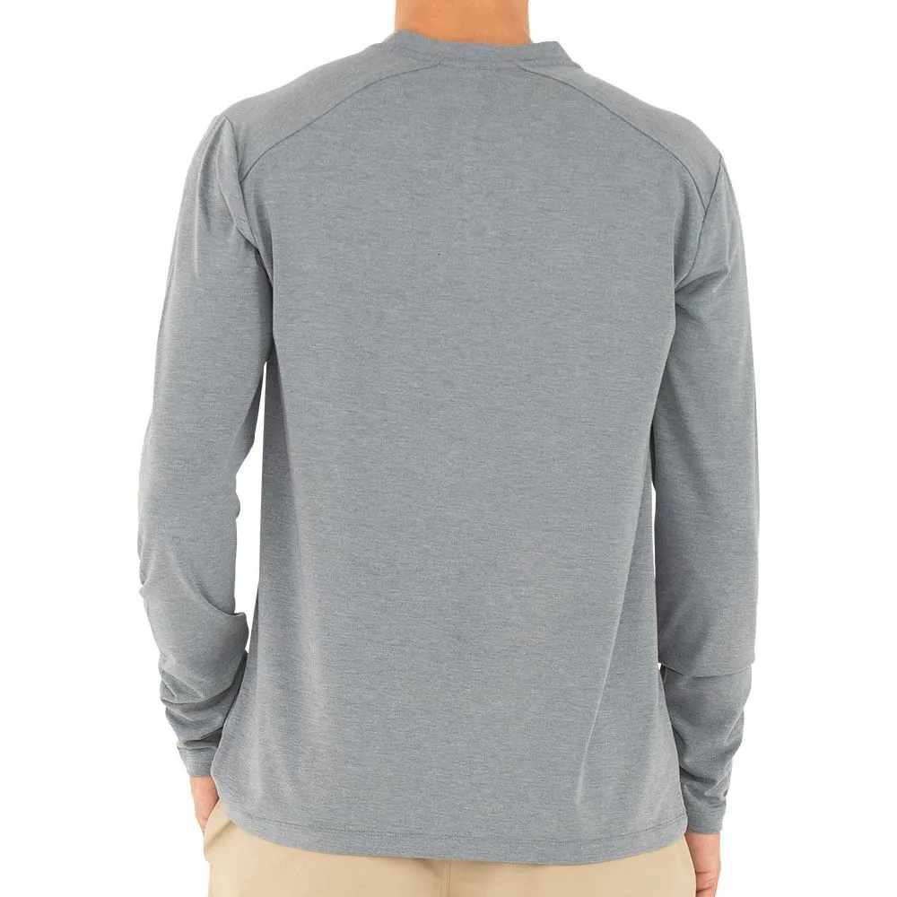 Free Fly Apparel Men's Bamboo Flex Long Sleeve Henley