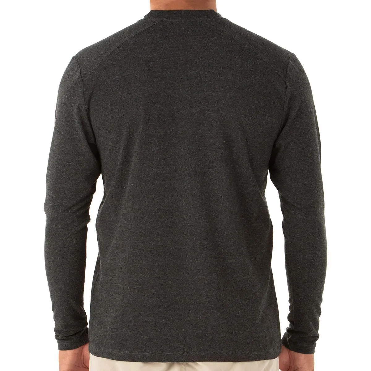 Free Fly Apparel Men's Bamboo Flex Long Sleeve Henley