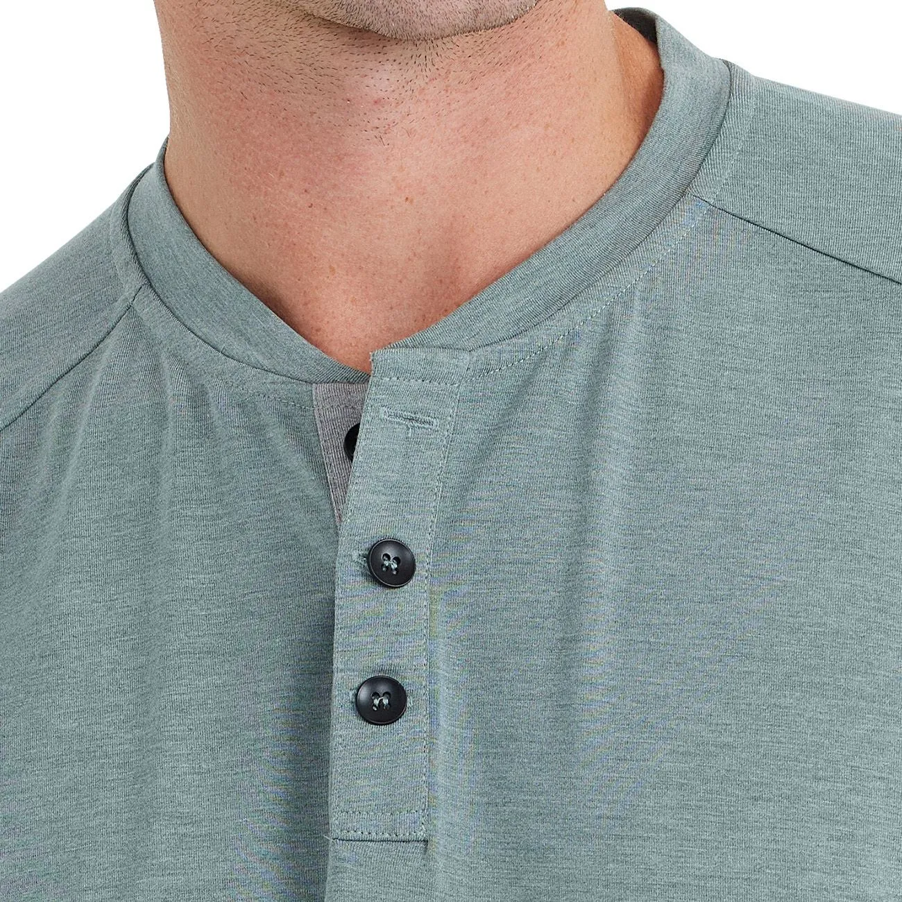 Free Fly Apparel Men's Bamboo Flex Long Sleeve Henley