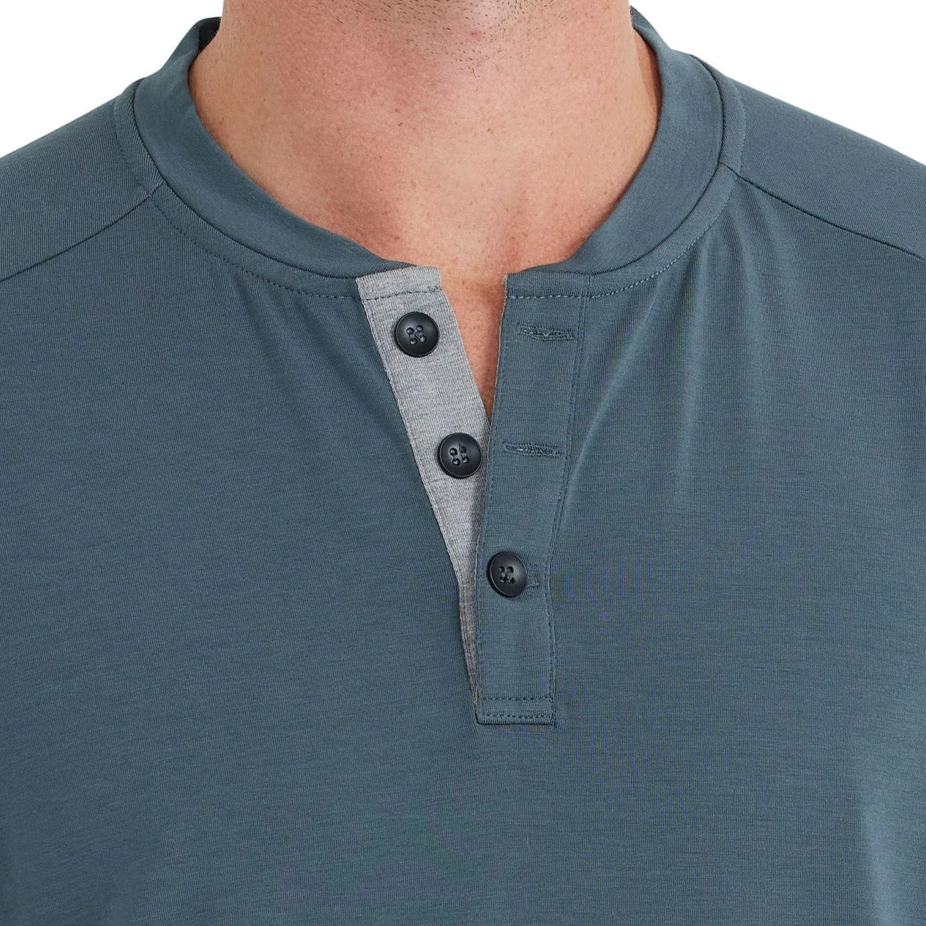 Free Fly Apparel Men's Bamboo Flex Long Sleeve Henley