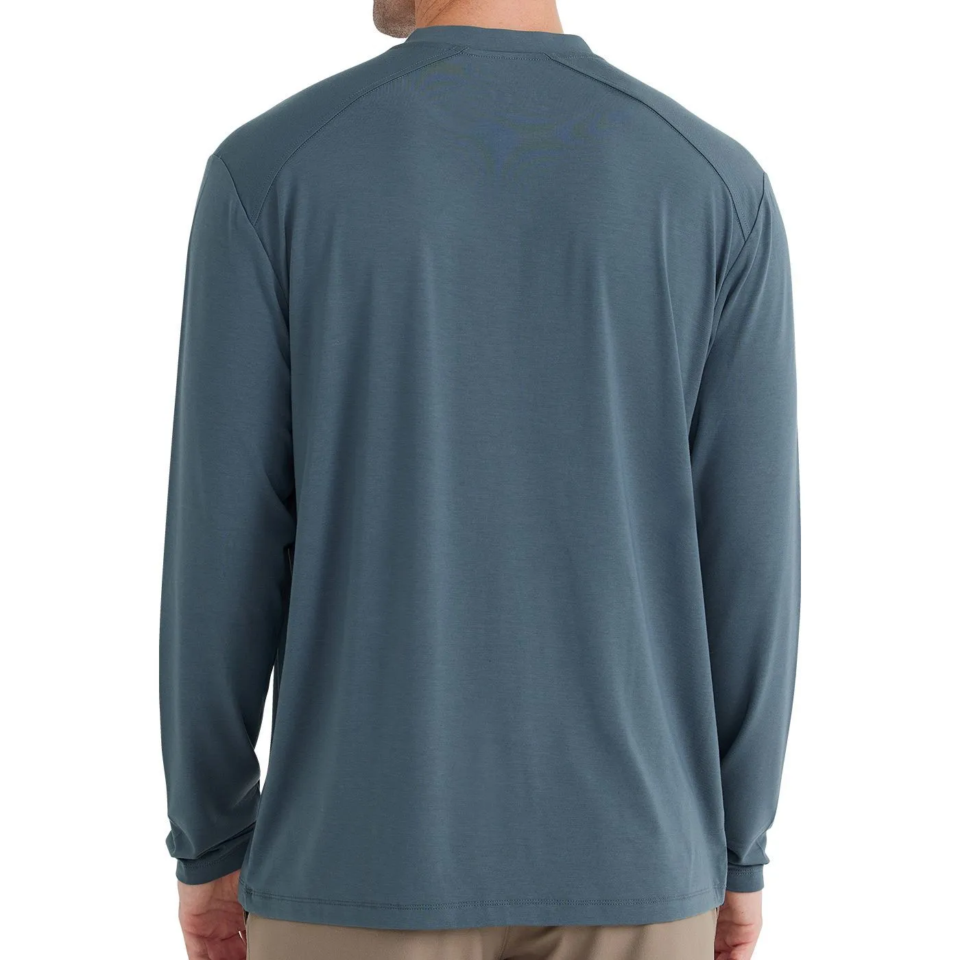 Free Fly Apparel Men's Bamboo Flex Long Sleeve Henley