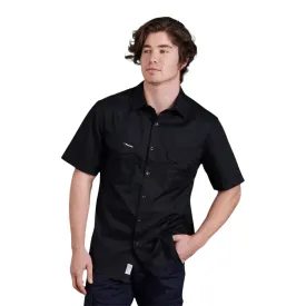 King Gee Tradies Lightweight Cotton Drill Short Sleeve Work Shirt (K14355)