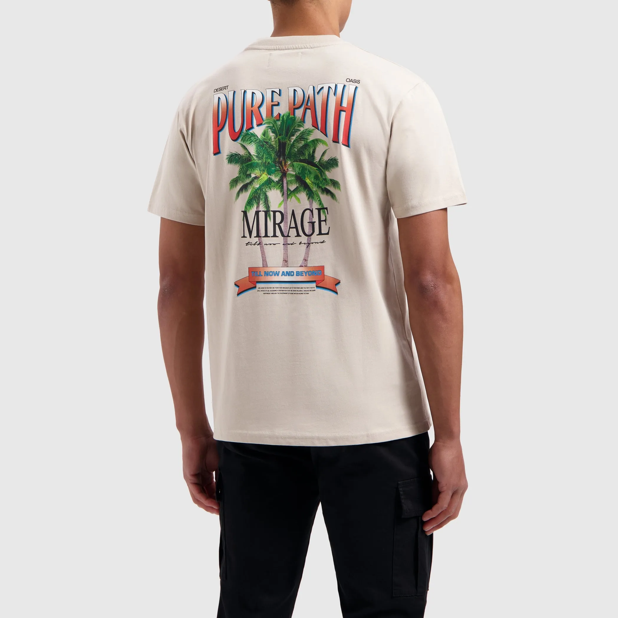 Mirage Print T-shirt | Sand