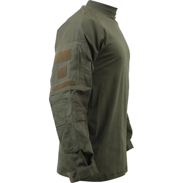 Olive Drab - Military Tactical Lightweight Flame Resistant Combat Shirt