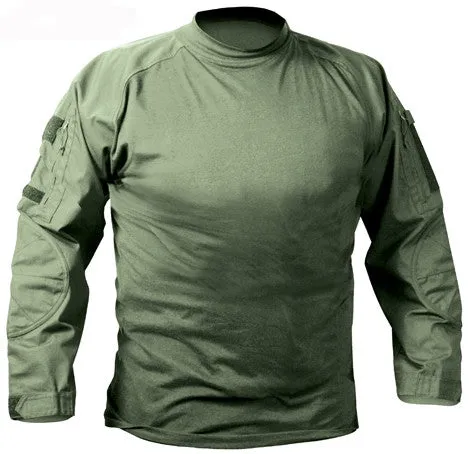 Olive Drab - Military Tactical Lightweight Flame Resistant Combat Shirt