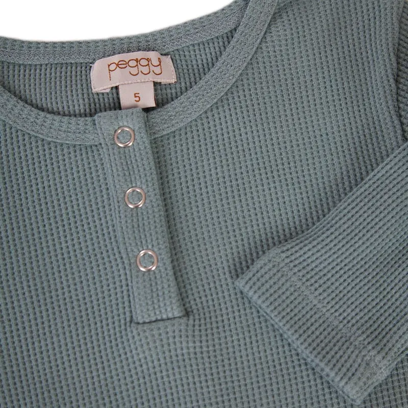 Peggy Halo Henley In Bluesurf