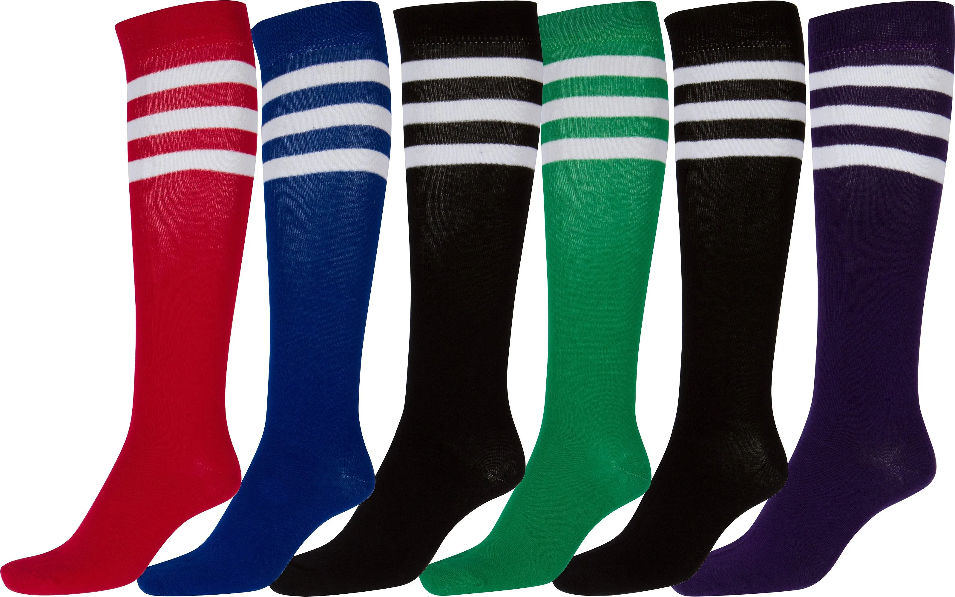 Sakkas Women's Cotton Blend Knee High Socks Assorted Pack