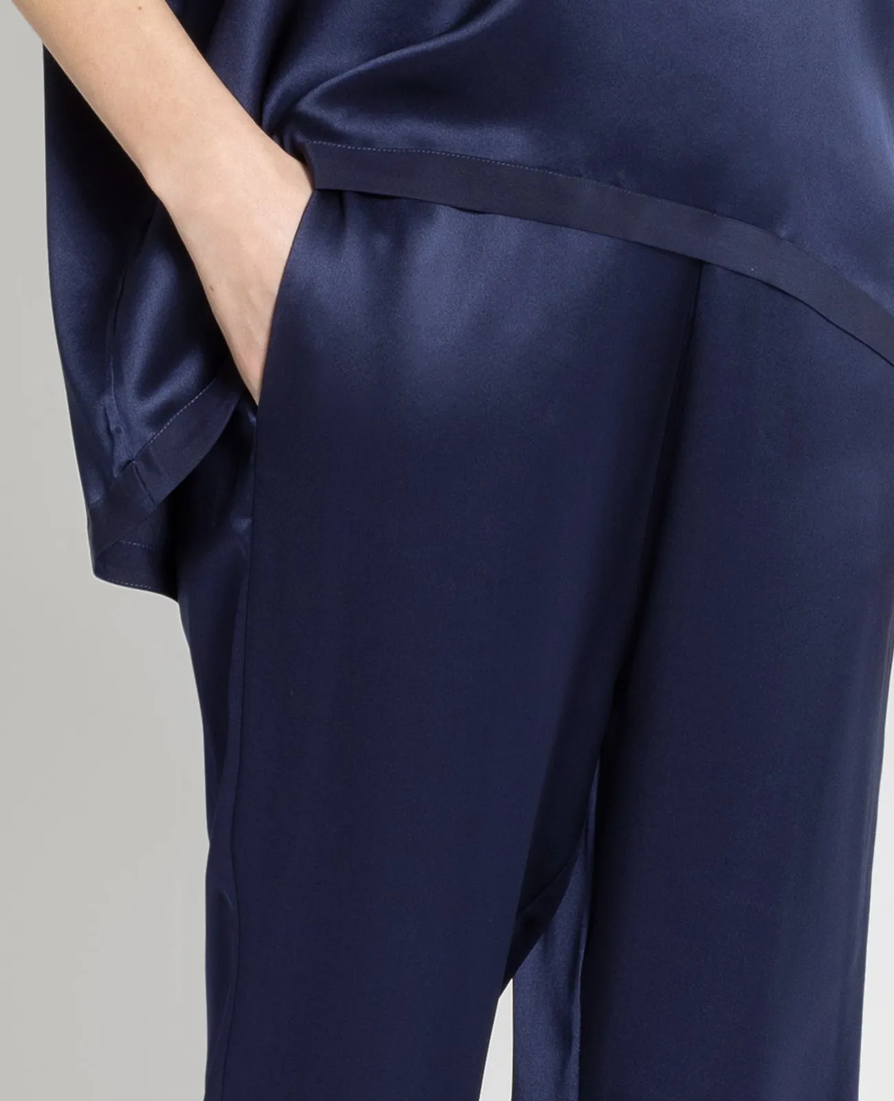 Silk Pyjamas Flare Lounge Pants