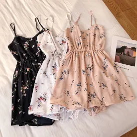 Sleeveless Floral Women Jumpsuits Beach Wide Leg Overalls Playsuits