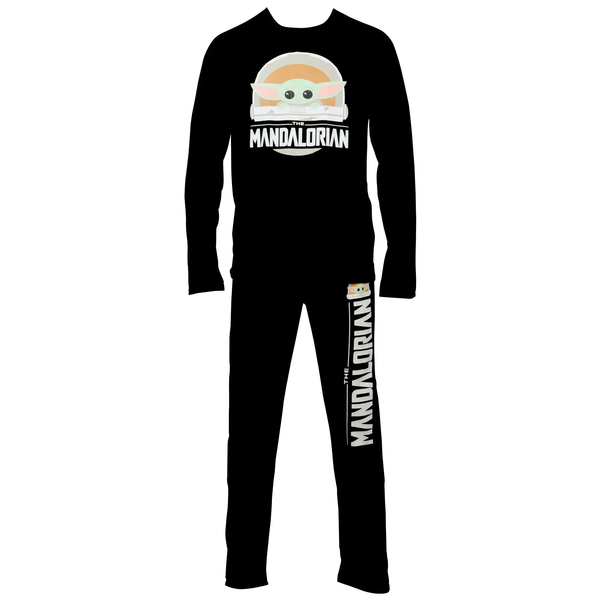 Star Wars The Mandalorian Grogu Long Sleeve Shirt & Sleep Pants Set