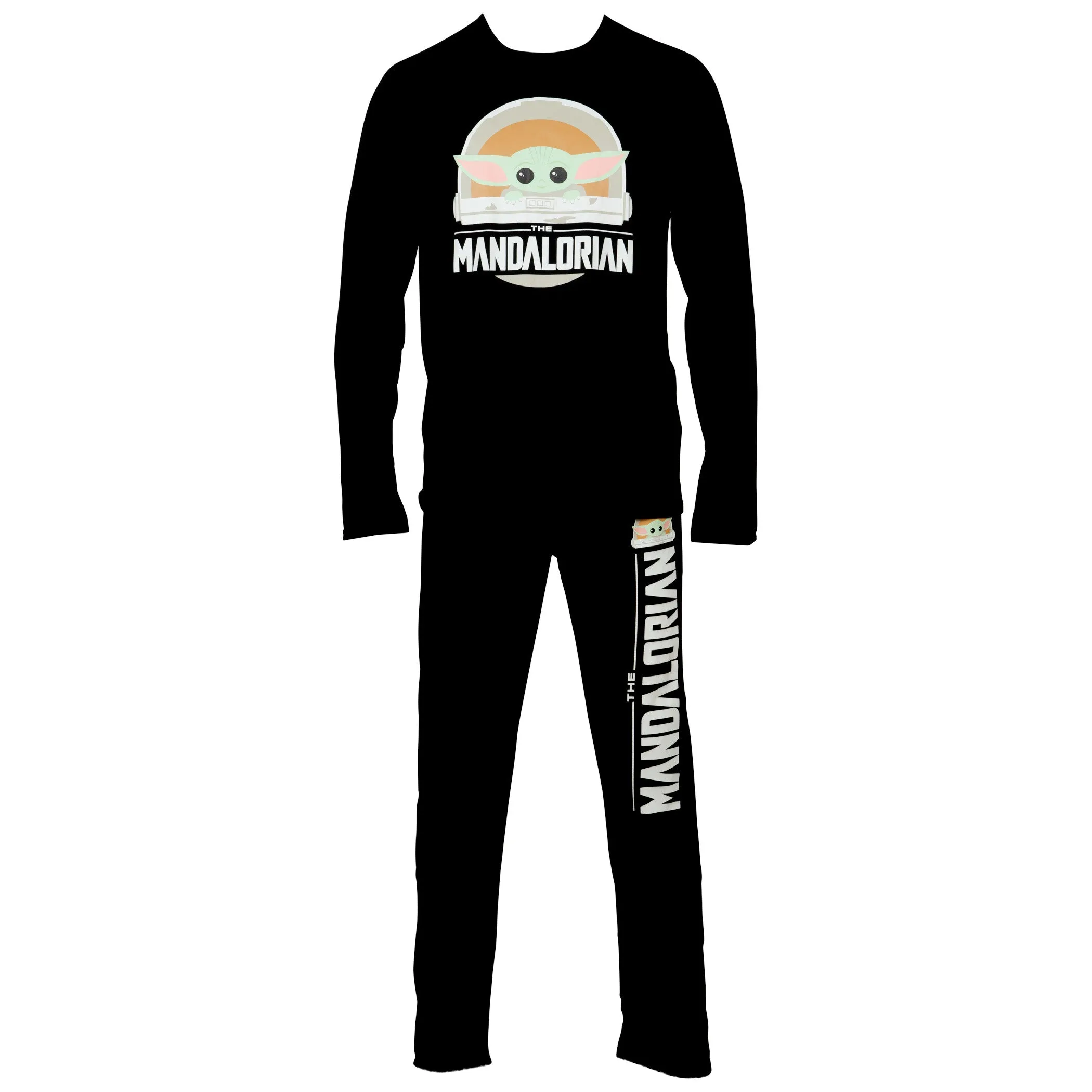 Star Wars The Mandalorian Grogu Long Sleeve Shirt & Sleep Pants Set