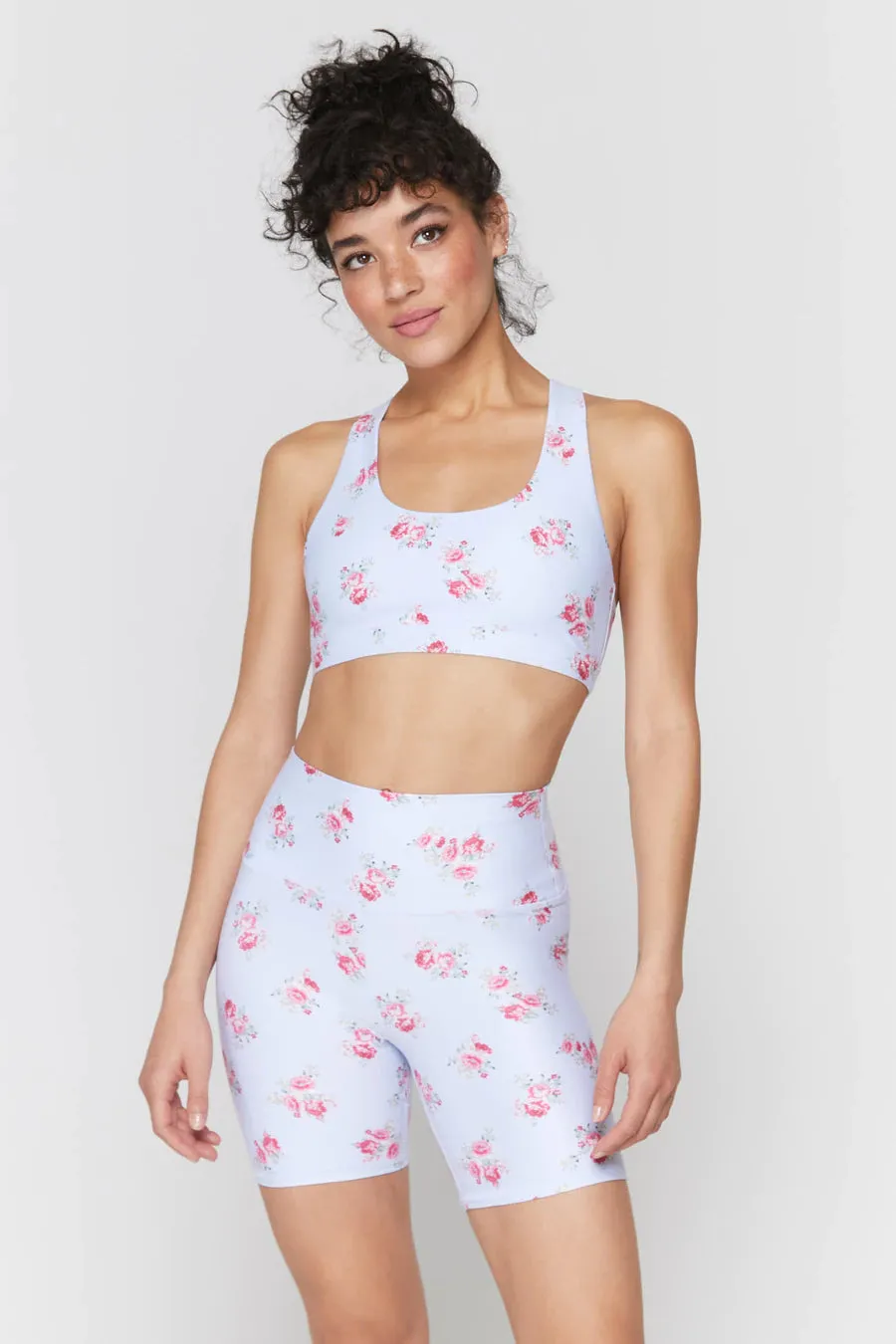 Studio Sport Bra, Floral Crush Print