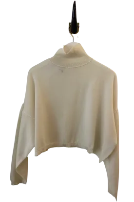 Swing Mock Neck Sweater in Creme