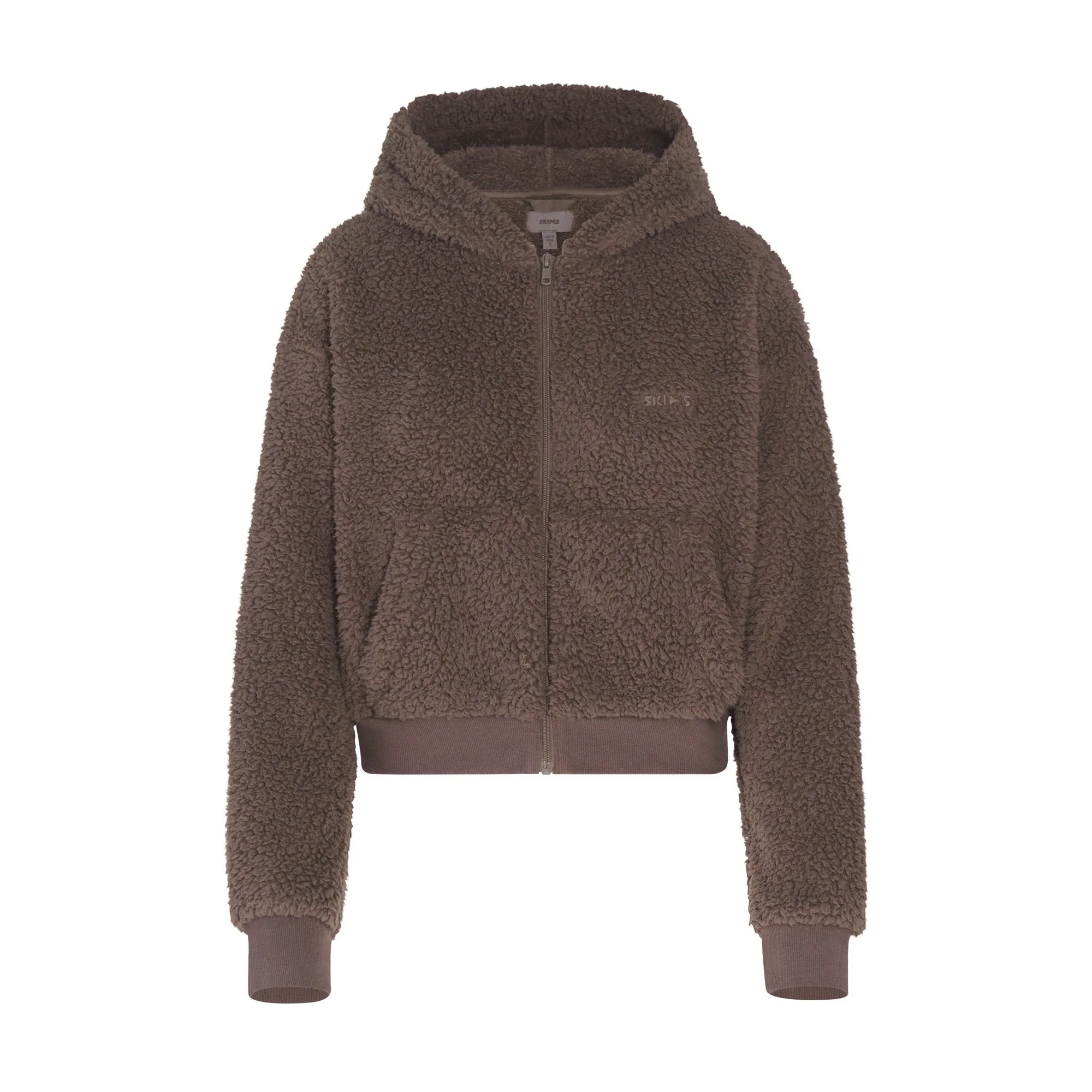 TEDDY ZIP UP HOODIE | AMETHYST