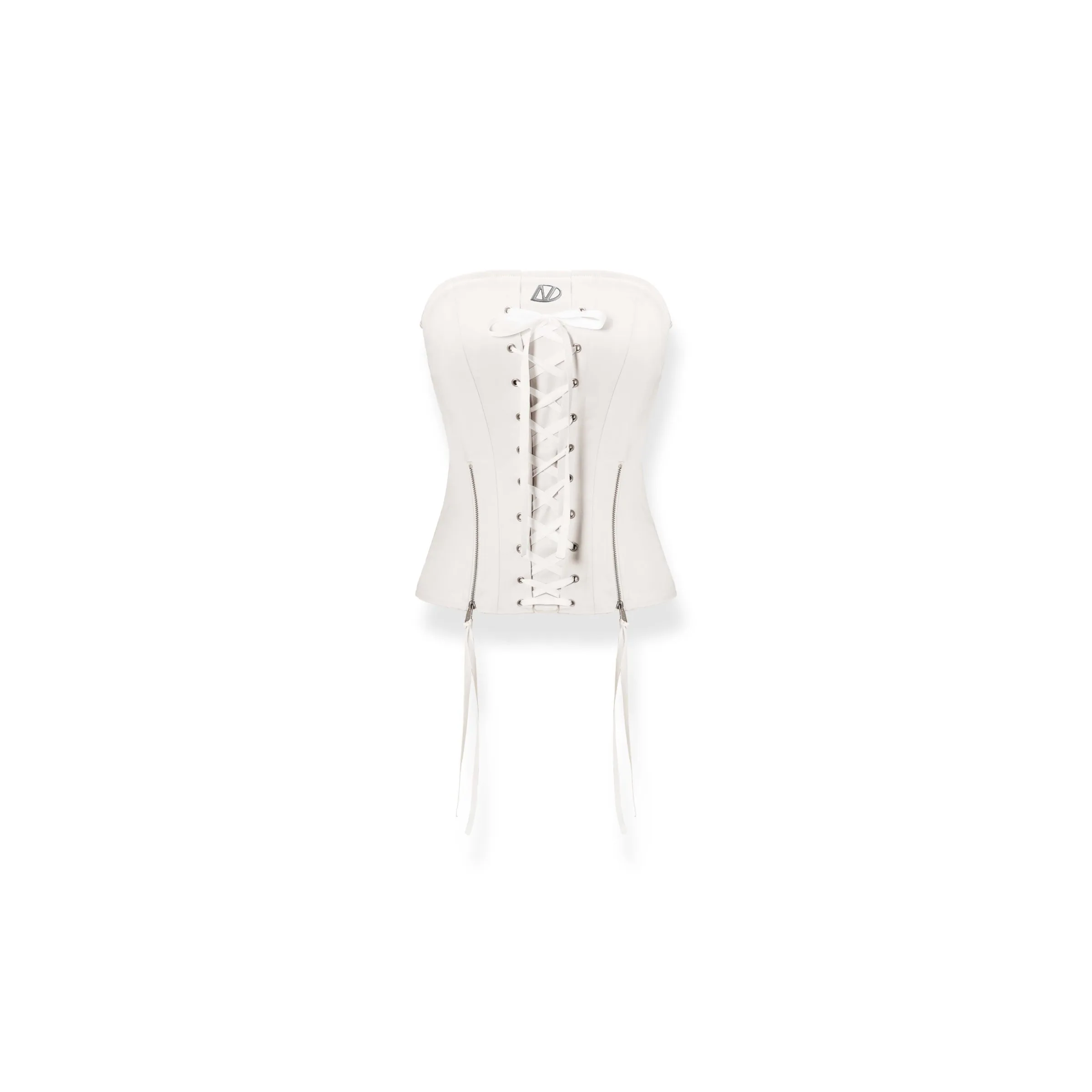 White Unrestraint Corset Top